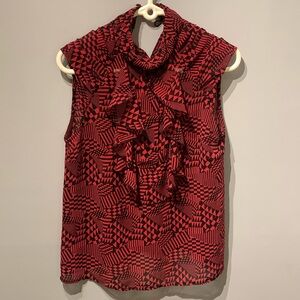 Vero Moda Pink And Black Top